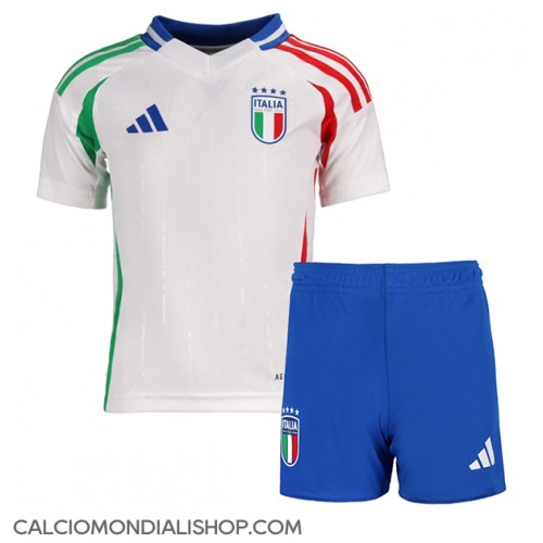 Maglie da calcio Italia Seconda Maglia Bambino Europei 2024 Manica Corta (+ Pantaloni corti)